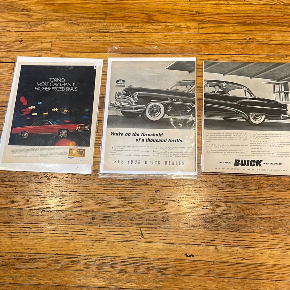 Vintage Car Magazine Advertisements